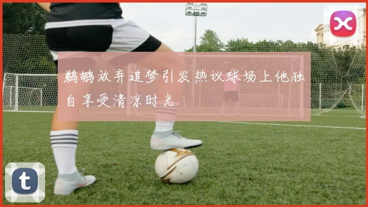 鹈鹕放弃追梦引发热议球场上他独自享受清凉时光